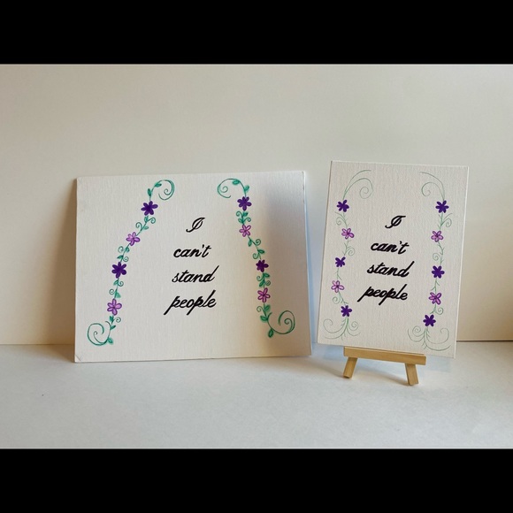 I Can’t Stand People Wall Art - Picture 2 of 2